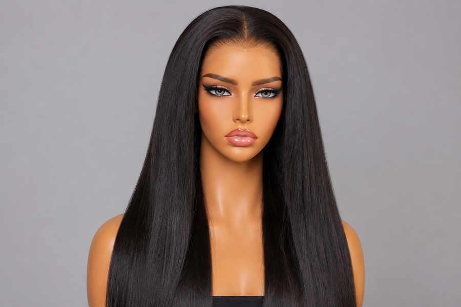 26inch straight human hair
