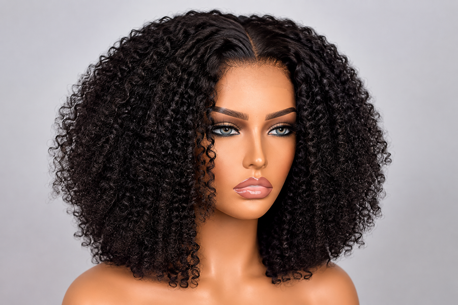 Pixie curly human hair