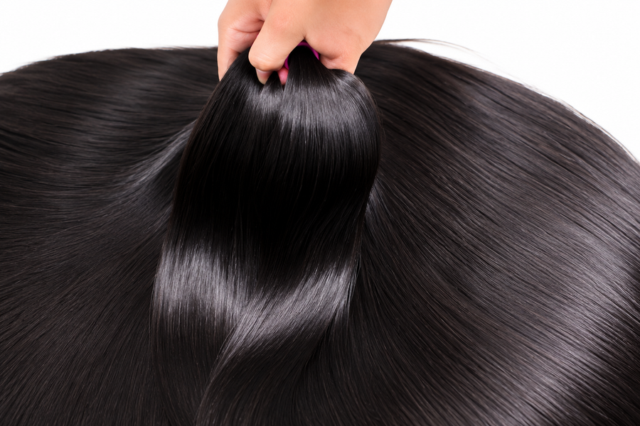 100% Straight Virgin Human Hair Bundles