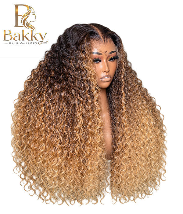32-Inch Jerry Curl Glueless Wig – 13×4 HD Lace, 250% Density