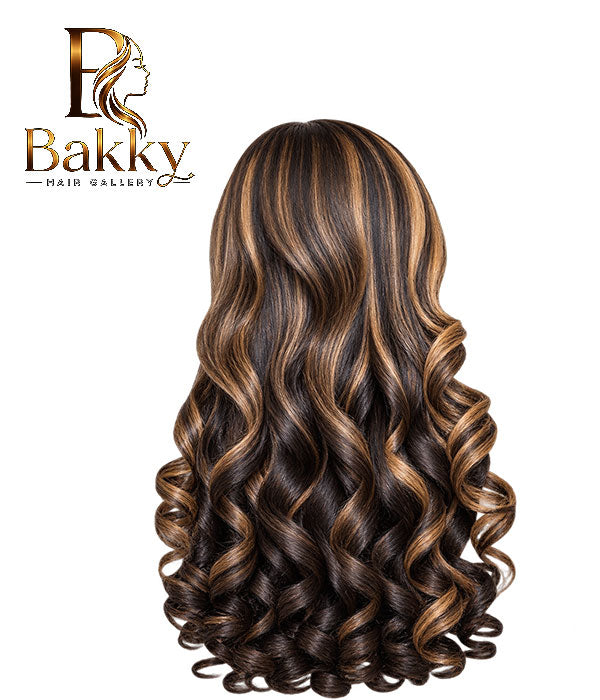 26-Inch Free-Part Glueless Human Hair Wig – 13×4 HD Lace, 250% Density