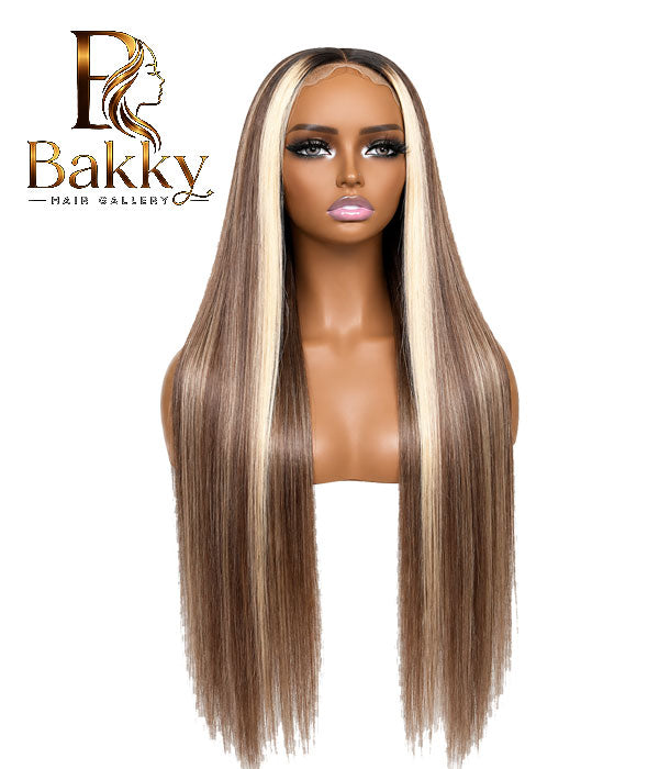 30-Inch Invisible Straight Human Hair Wig – 13×4 HD Lace, Glueless, 250% Density