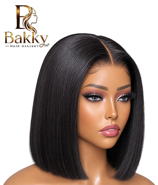 10-Inch Bob Wig – 5×5 HD Invisible Lace