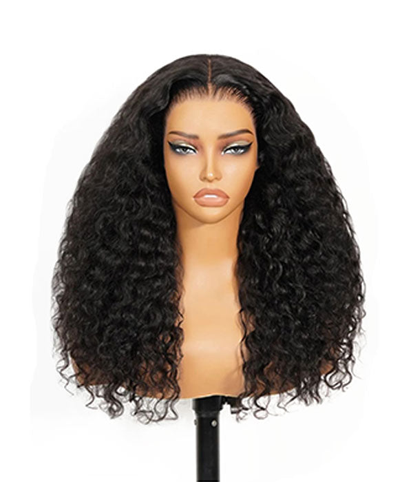 30 Inch 13×4 HD Lace Water Wave Human Hair Wig – 300% Density